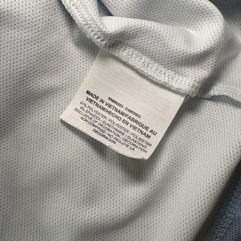 Nike Golf Men's Blue Dri-Fit Short Sleeve Golf Checker Casual Polo Shirt Small - Picture 7 of 8